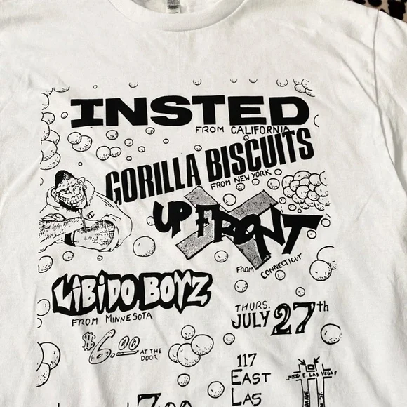 Insted Gorilla Biscuits Vintage Flyer T-Shirt - Picture 2 of 2